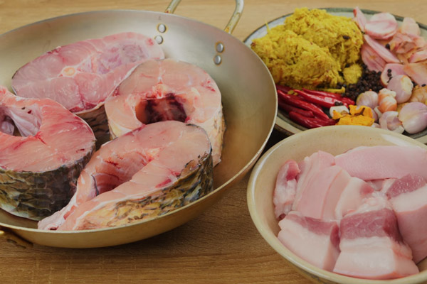 Nguyên Liệu làm Cá Trắm Kho Riềng