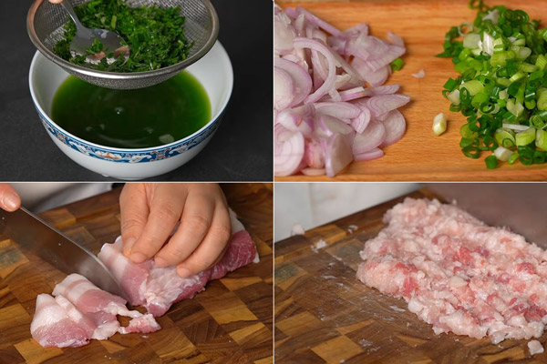 Sơ Chế Nguyên Liệu Và Làm Nước Cốt Tạo Màu