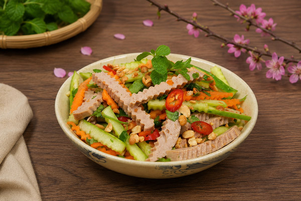 Cách Làm Nộm Dưa Chuột Với Giò