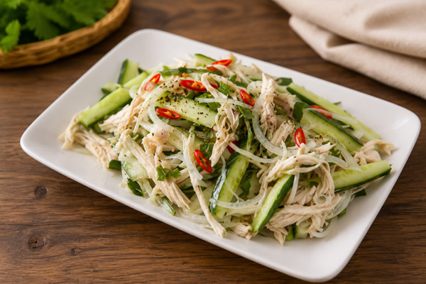 Cách Làm Nộm Gà Dưa Chuột
