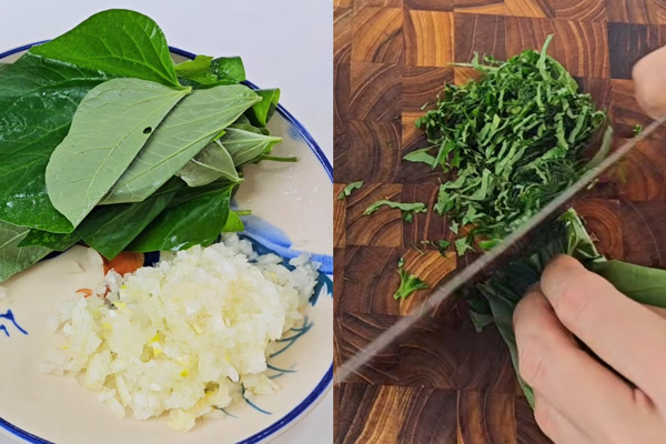 Lá lốt làm cho chả ốc dậy mùi thơm