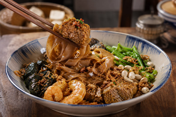 bánh đa cua trộn