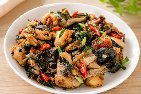 Ếch Chiên Lá Lốt