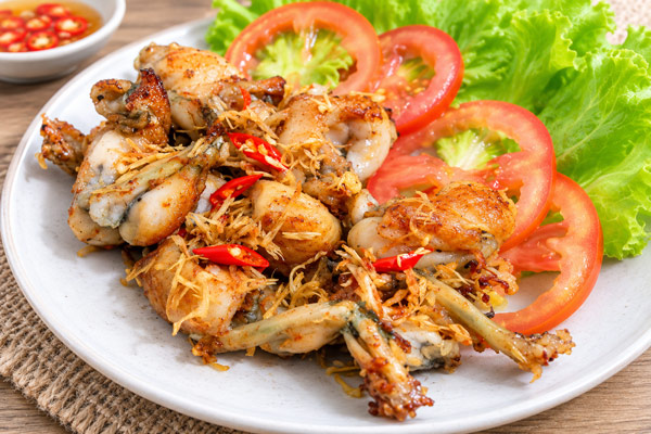 Ếch Chiên Sả Ớt