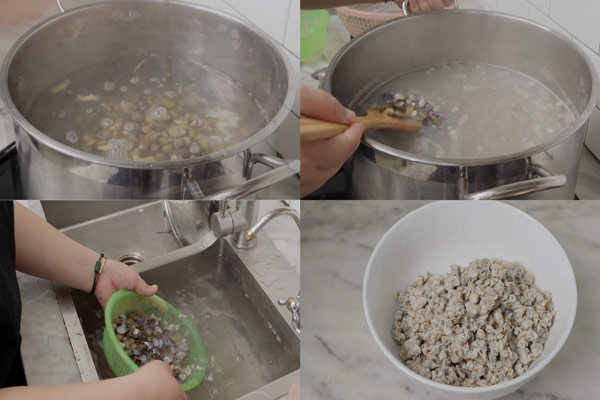 Luộc Và Tách Thịt Hến