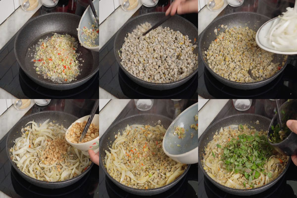 Xào Hến Sả Ớt
